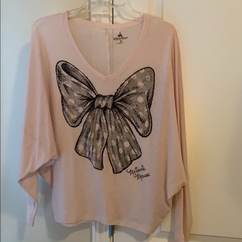 Disney Minnie Mouse bow dolman sleeve tee